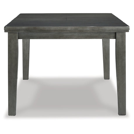 Hallanden Two-tone Gray Dining Table, 6 Chairs and Server - Ornate Home