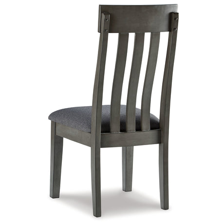 Hallanden Two-tone Gray Dining Table, 6 Chairs and Server - Ornate Home