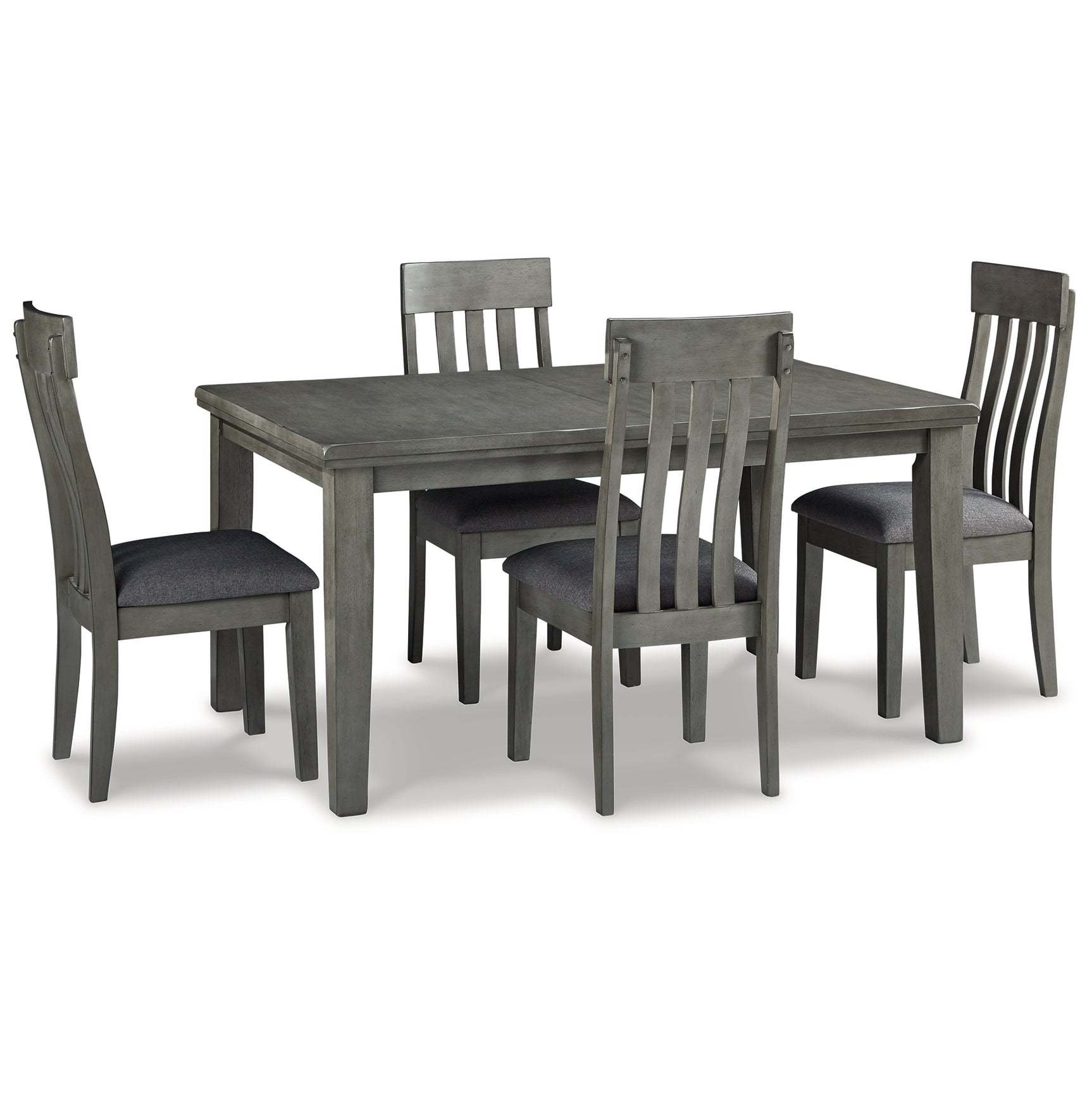 Hallanden Two-tone Gray Dining Table and 4 Chairs (Online Special Price) - Ornate Home
