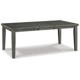 Hallanden Two-tone Gray Dining Table and 4 Chairs (Online Special Price) - Ornate Home