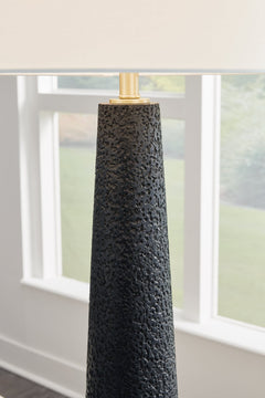 Hallburg Black Floor Lamp - Ornate Home