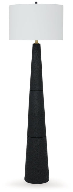 Hallburg Black Floor Lamp - Ornate Home