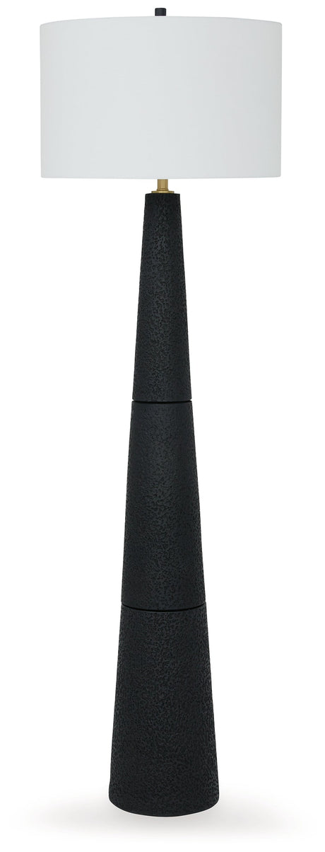 Hallburg Black Floor Lamp - Ornate Home