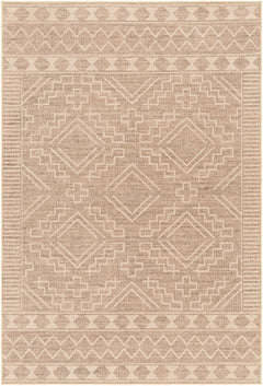 Halle Beige Washable Area Rug - Clearance - Ornate Home