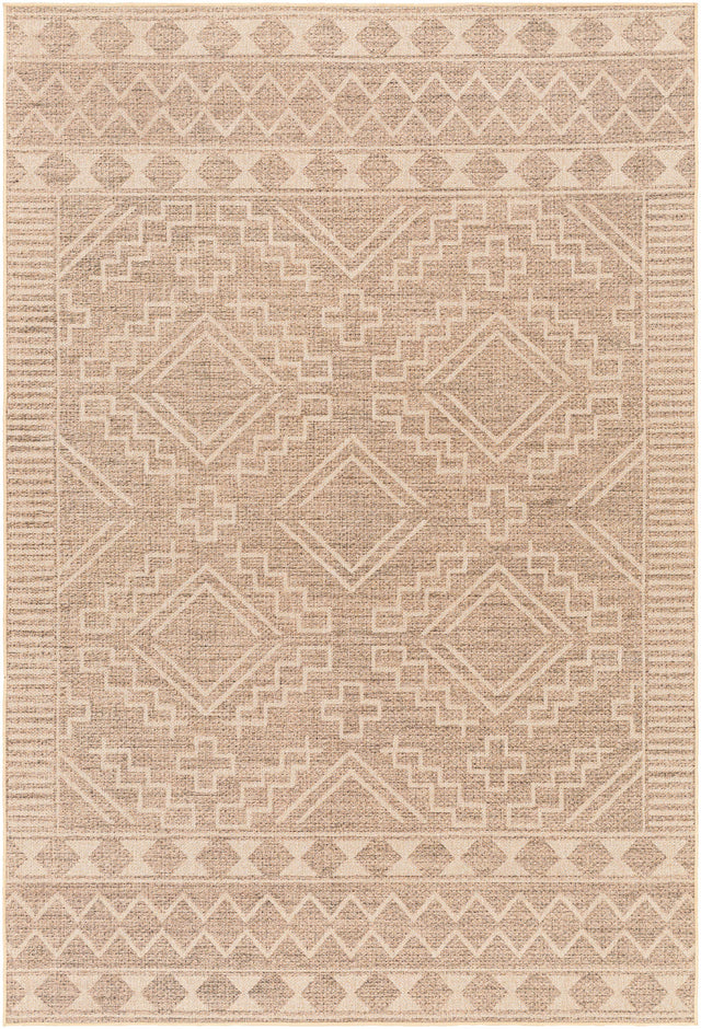 Halle Beige Washable Area Rug - Clearance - Ornate Home