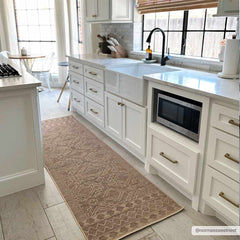 Halle Beige Washable Area Rug - Clearance - Ornate Home