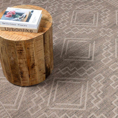 Halle Beige Washable Area Rug - Clearance - Ornate Home