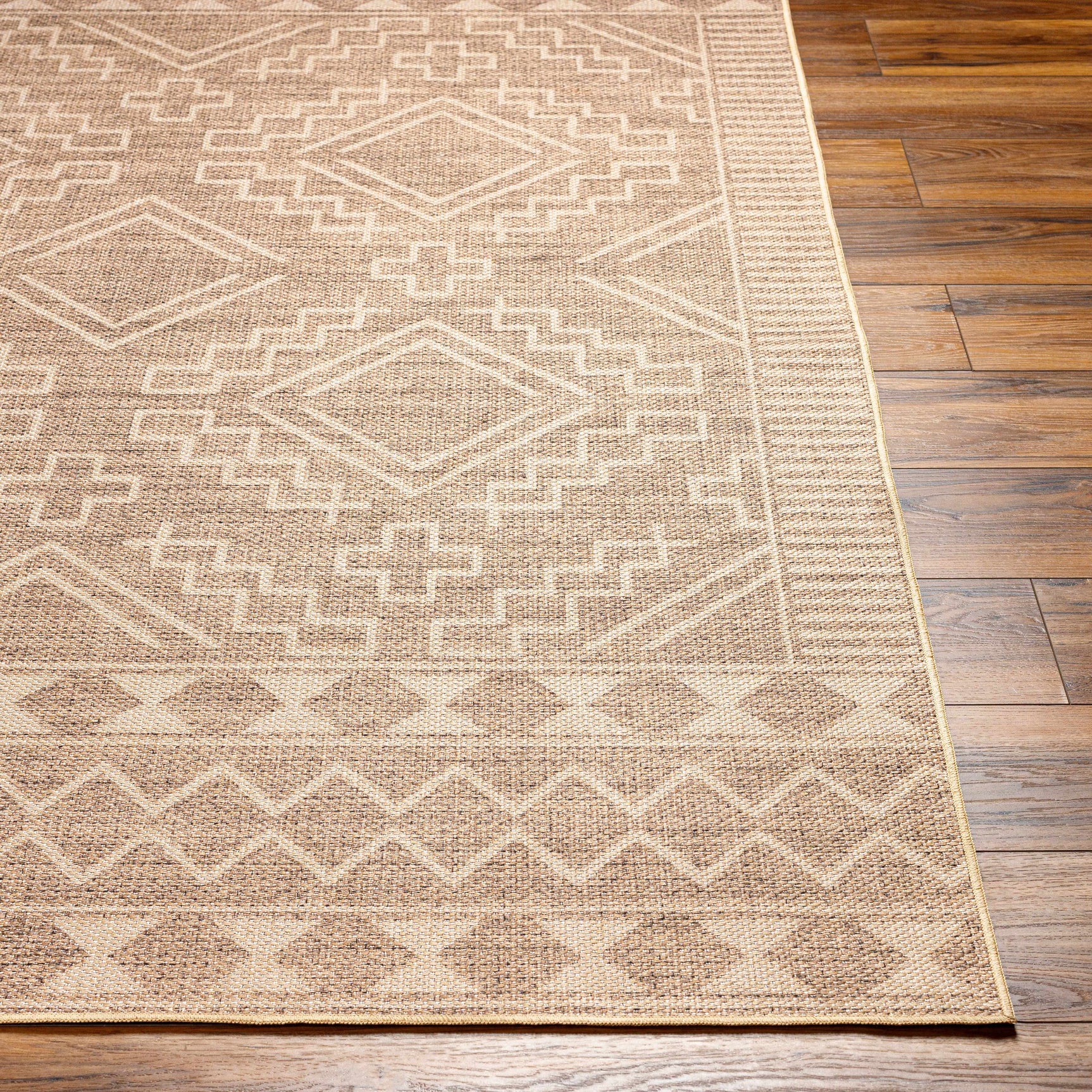 Halle Beige Washable Area Rug - Clearance - Ornate Home