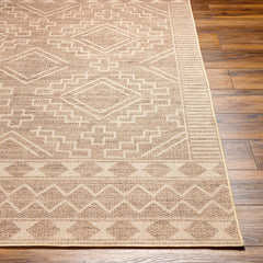 Halle Beige Washable Area Rug - Clearance - Ornate Home