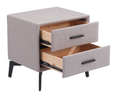 Halle Gray Side Table - Ornate Home