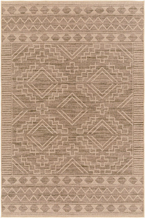 Halle Tan Washable Area Rug - Clearance - Ornate Home