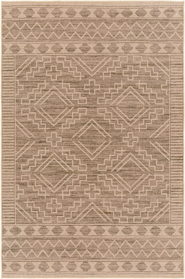 Halle Tan Washable Area Rug - Clearance - Ornate Home