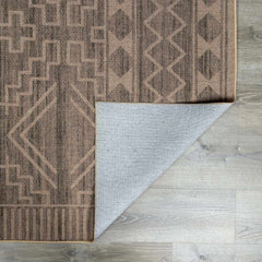 Halle Tan Washable Area Rug - Clearance - Ornate Home