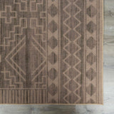 Halle Tan Washable Area Rug - Clearance - Ornate Home