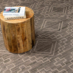 Halle Tan Washable Area Rug - Clearance - Ornate Home