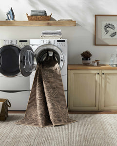 Halle Tan Washable Area Rug - Clearance - Ornate Home