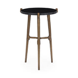 Halley Black Accent Table - Ornate Home
