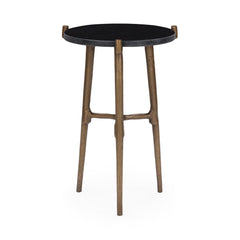 Halley Black Accent Table - Ornate Home