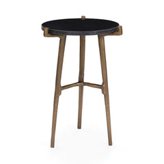 Halley Black Accent Table - Ornate Home