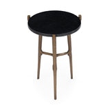 Halley Black Accent Table - Ornate Home