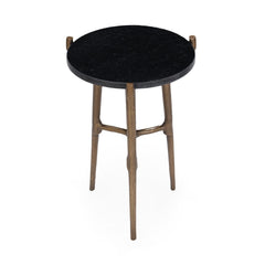 Halley Black Accent Table - Ornate Home