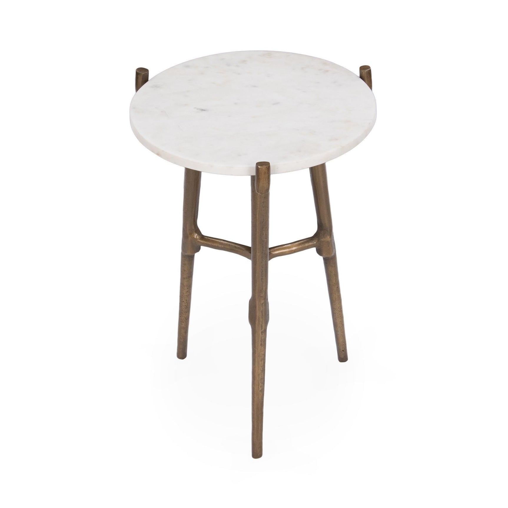 Halley White Accent Table - Ornate Home