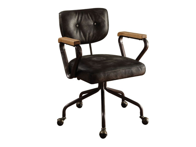 Hallie Black Executive Office Chair - Ornate Home