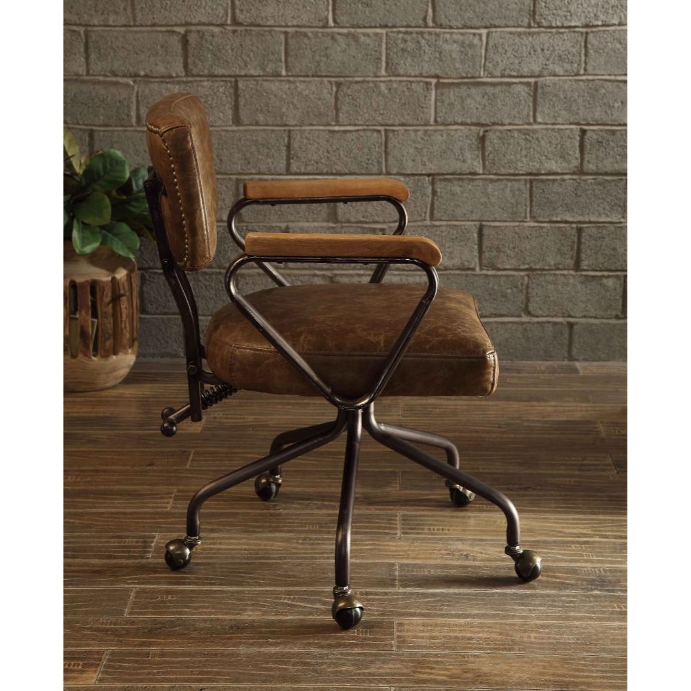 Hallie Whiskey Executive Office Chair - Ornate Home