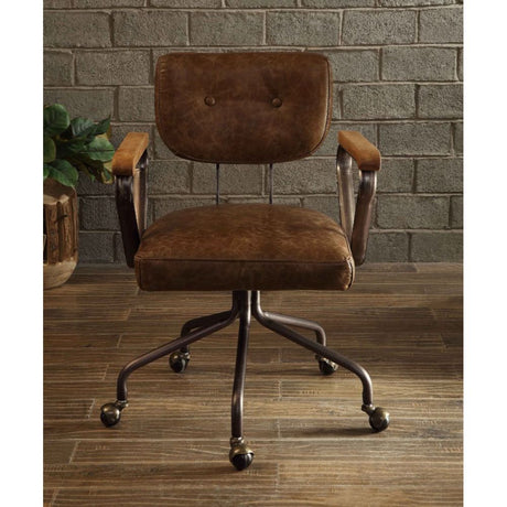 Hallie Whiskey Executive Office Chair - Ornate Home