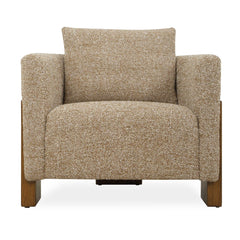 Halligan Brown Upholstered Accent Chair - Ornate Home