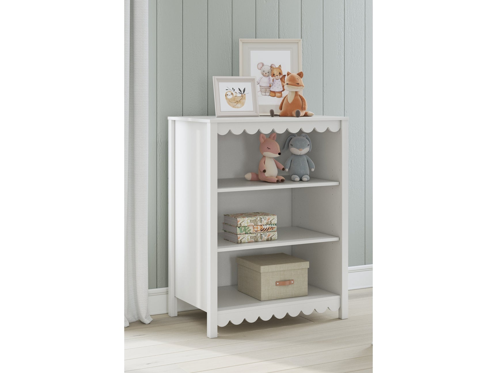 Hallityn White Bookcase (Online Special Price) - Ornate Home