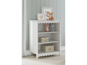 Hallityn White Bookcase - Ornate Home