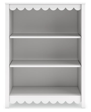 Hallityn White Bookcase - Ornate Home