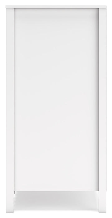 Hallityn White Bookcase - Ornate Home
