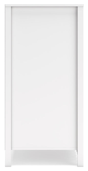 Hallityn White Bookcase - Ornate Home