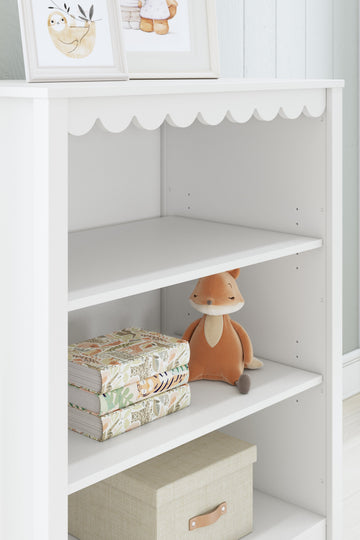 Hallityn White Bookcase - Ornate Home
