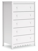 Hallityn White Chest of Drawers - Ornate Home