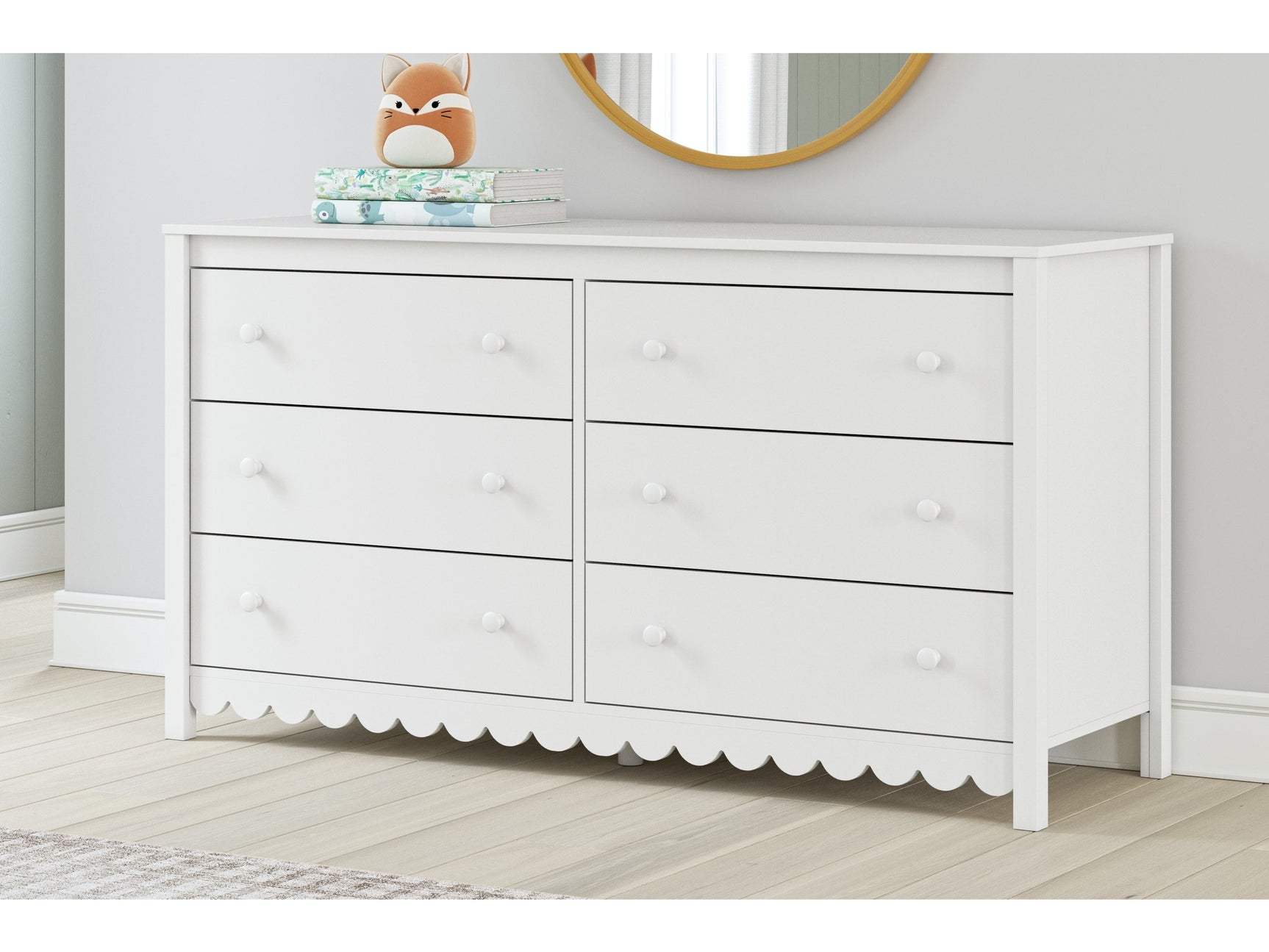 Hallityn White Dresser - Ornate Home