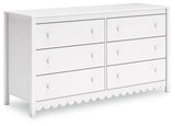Hallityn White Dresser - Ornate Home