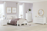 Hallityn White Full Panel Platform Bed (Online Special Price) - Ornate Home