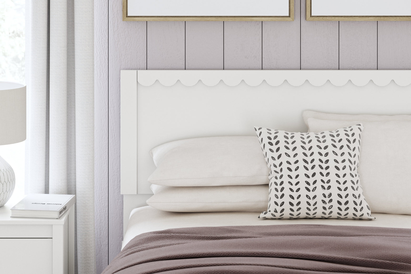 Hallityn White Full Panel Platform Bed (Online Special Price) - Ornate Home