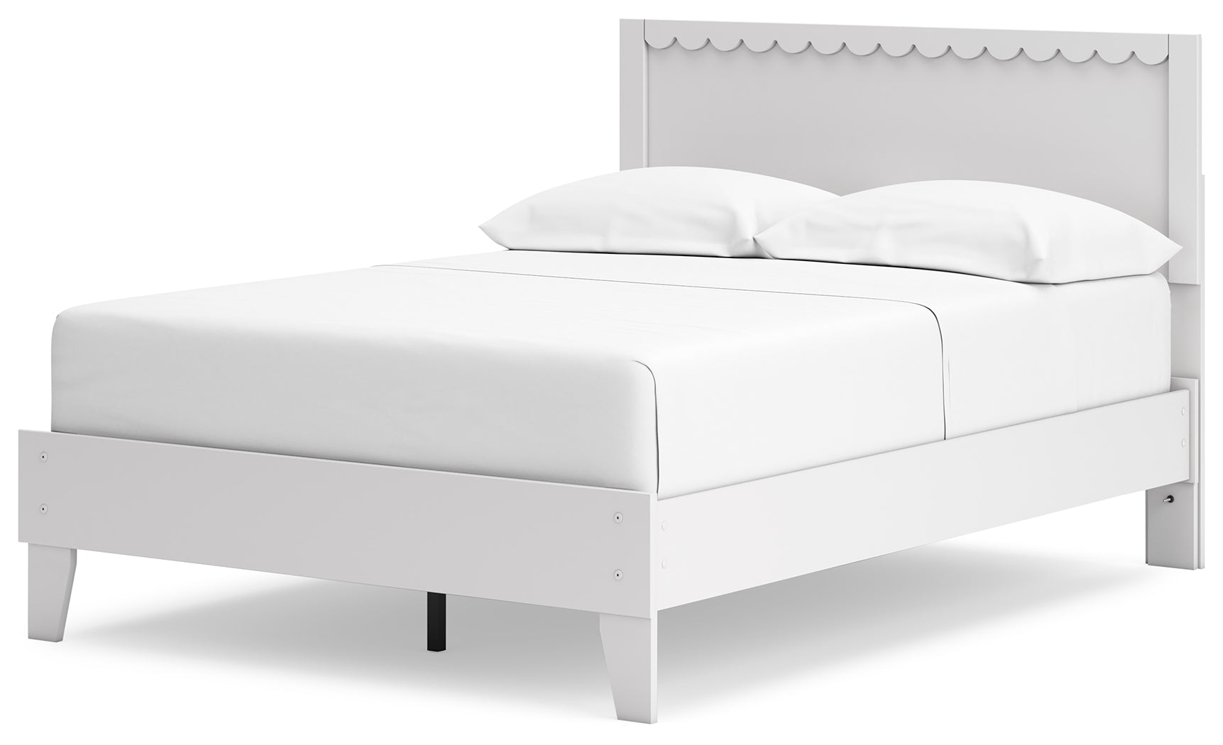 Hallityn White Full Panel Platform Bed (Online Special Price) - Ornate Home