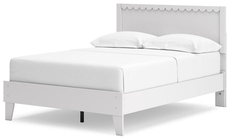 Hallityn White Full Panel Platform Youth Bed - Ornate Home