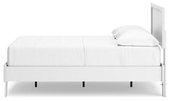 Hallityn White Full Panel Platform Youth Bed - Ornate Home