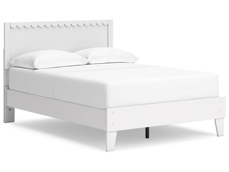 Hallityn White Full Panel Platform Youth Bed - Ornate Home