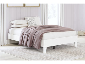 Hallityn White Full Platform Bed (Online Special Price) - Ornate Home