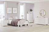 Hallityn White Full Platform Bed (Online Special Price) - Ornate Home