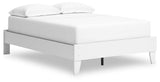 Hallityn White Full Platform Bed (Online Special Price) - Ornate Home