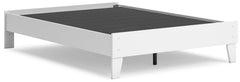 Hallityn White Full Platform Bed - Ornate Home