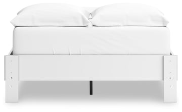 Hallityn White Full Platform Bed - Ornate Home